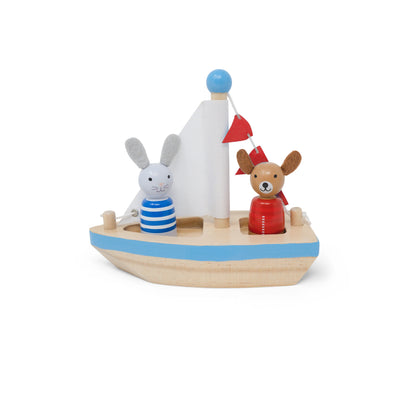 Jack Rabbit Creations Boats and Buddies: Dog & Bunny