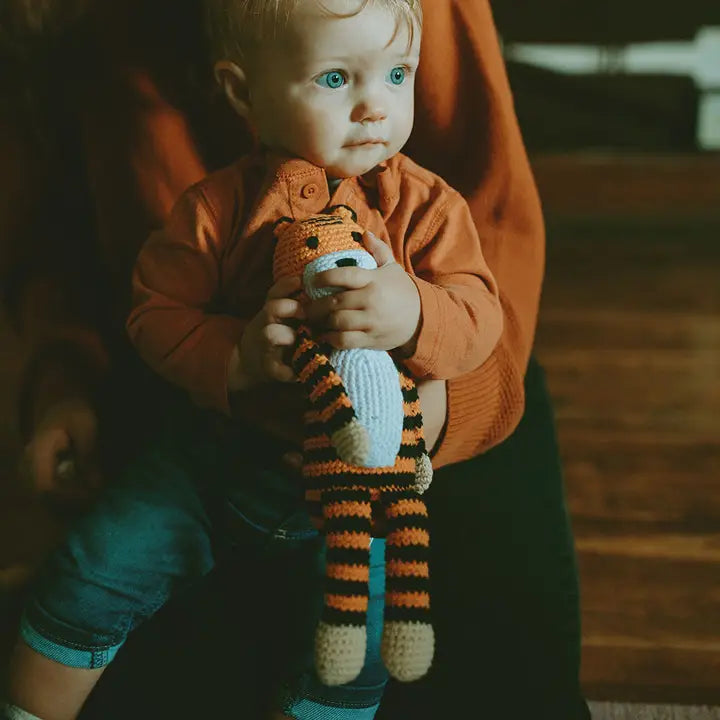 Pebble Plush Tiger Stuffed Animal