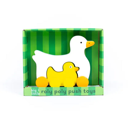 Jack Rabbit Creations Duck Big & Little Wooden Roller