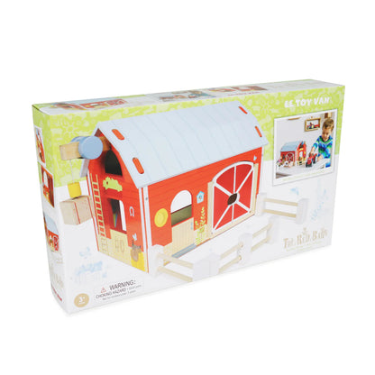 Le Toy Van Farmyard Animal Barn