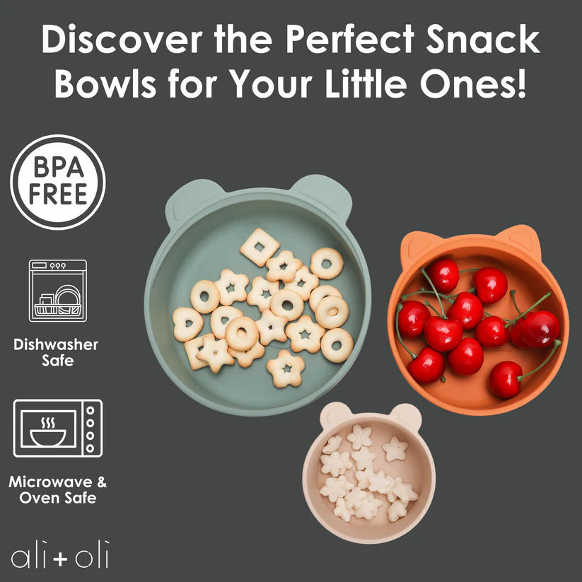 Ali+Oli (3pc) Stackable Snack Bowl Set (Citrus Splash)