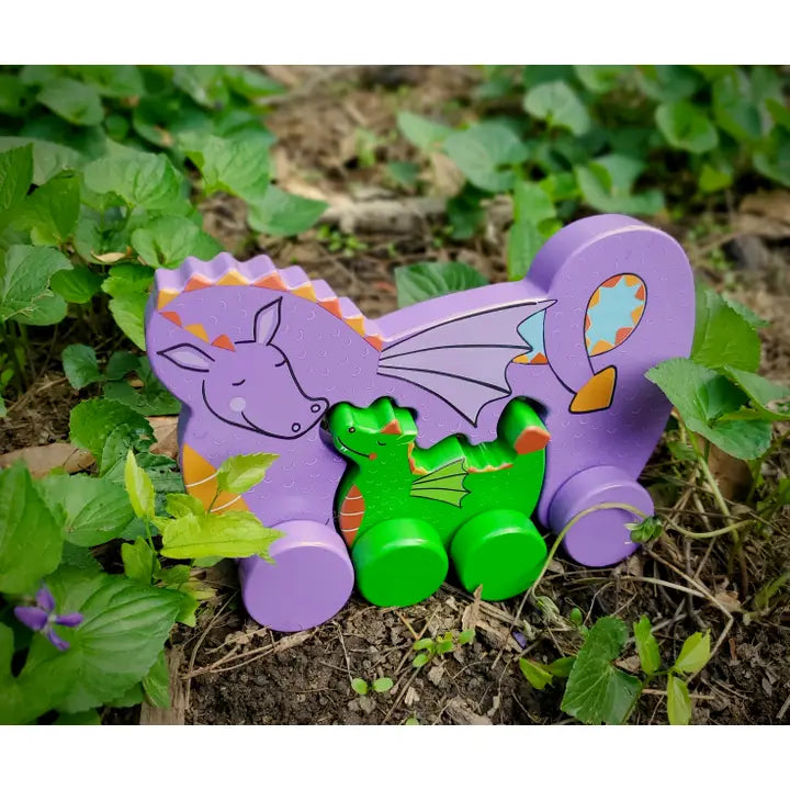 Jack Rabbit Creations Dragon Big & Little Wooden Roller