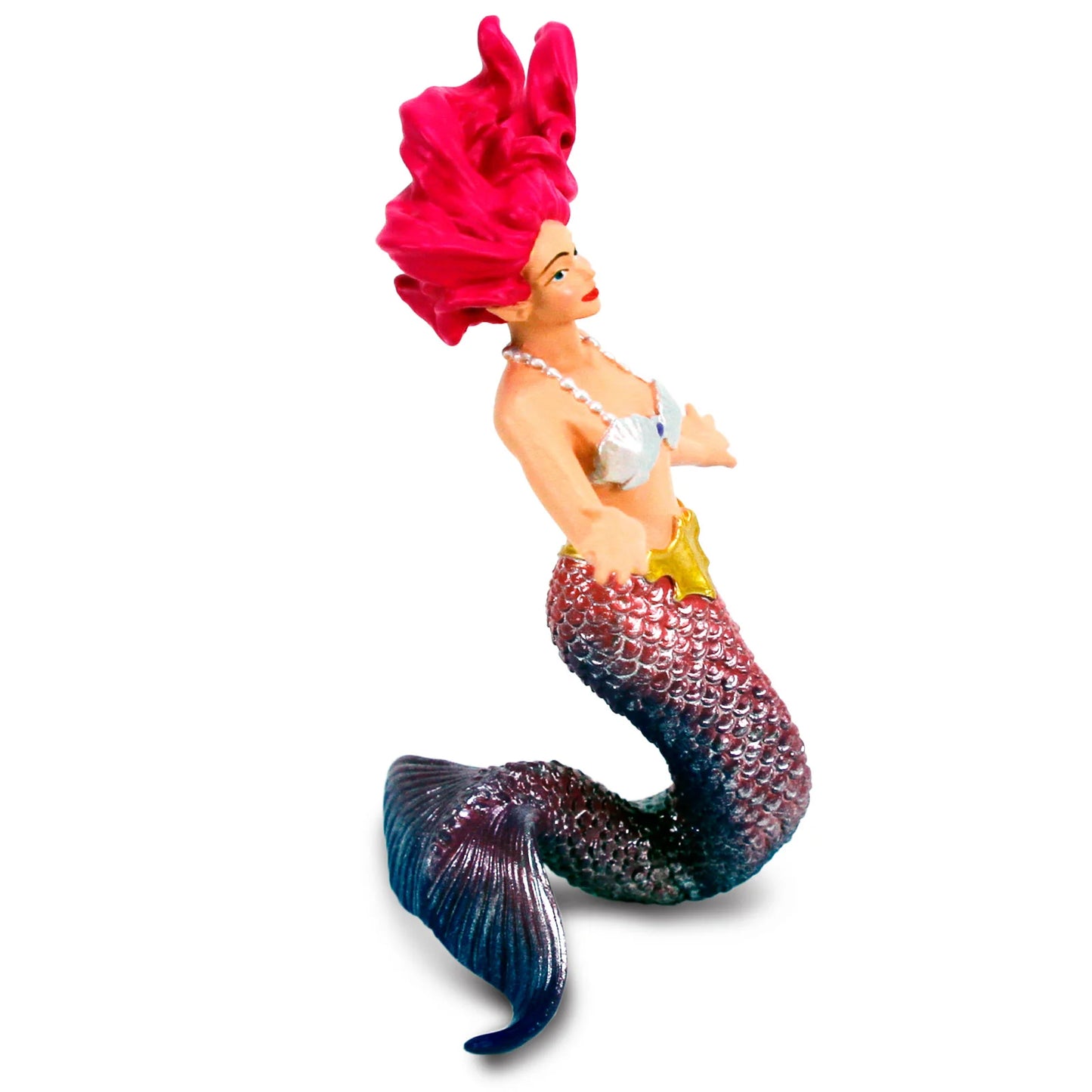 Safari Ltd Pink-Haired Mermaid Toy Figure