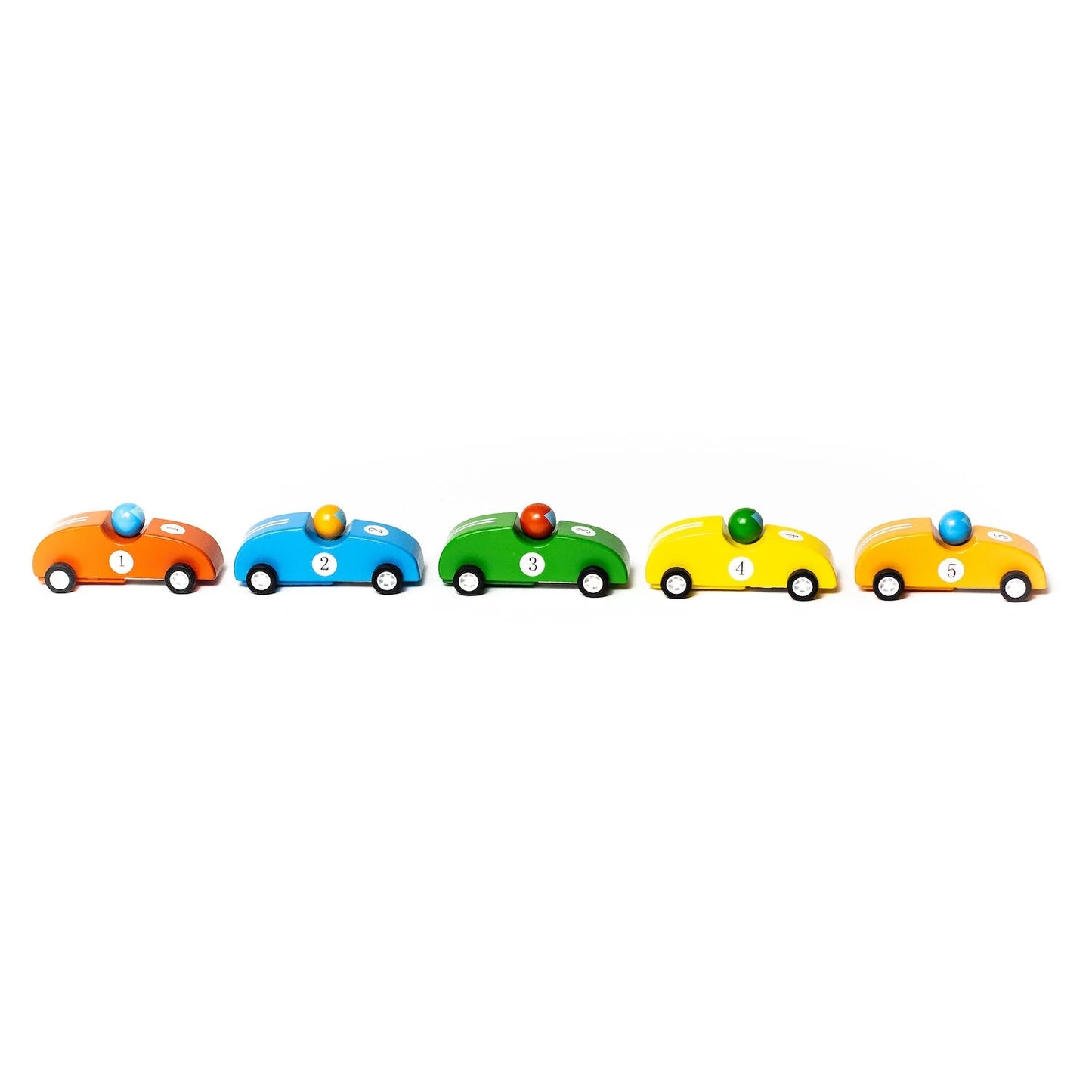 Jack Rabbit Creations Pull Back Race Cars Set of 5