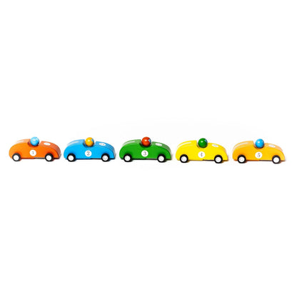 Jack Rabbit Creations Pull Back Race Cars Set of 5