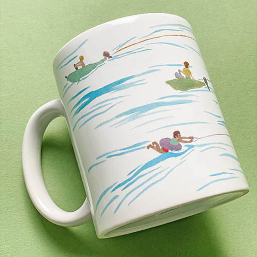 Helmsie Water Ski Ceramic Mug