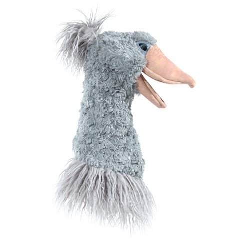 Folkmanis Puppets Realistic Plush Animal Shoebill Stage Puppet 12"L