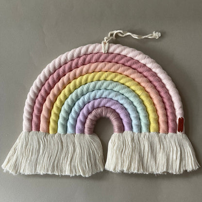 Ali+Oli Macrame Wall Décor Rainbow (Pastel)