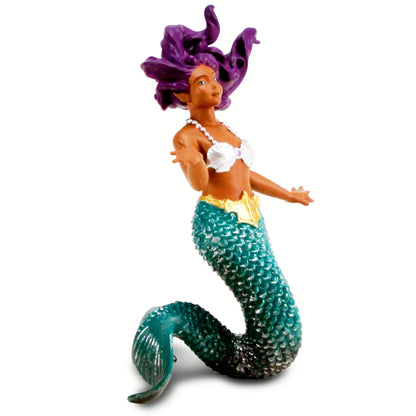 Safari Ltd Purple-Haired Mermaid Toy Figure