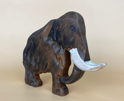 Green Taiga Toys Handmade Wooden Mammoth