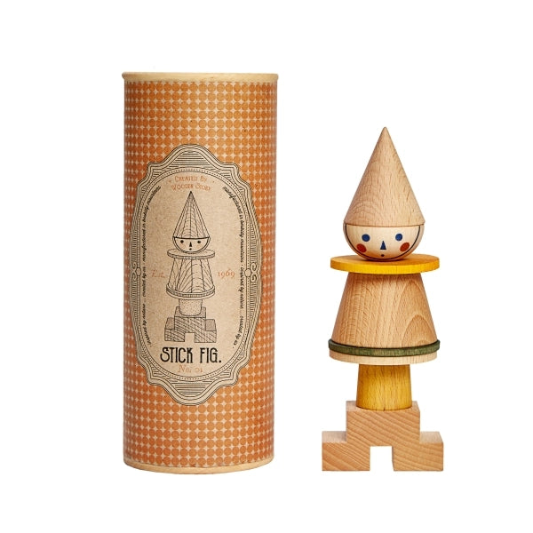 Wooden Story Stacking Toy Stick Fig. No.01