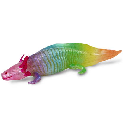 Safari Ltd Rainbow Axolotl Toy Figure