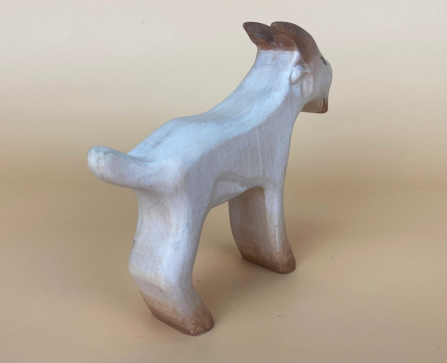 Green Taiga Toys Handmade Wooden Goat