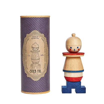 Wooden Story Stacking Toy Stick Fig. No.02