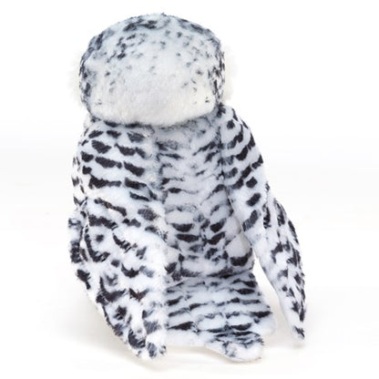 Folkmanis Puppets Realistic Plush Animal Finger Puppet Owl, Snowy Small