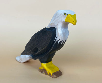 Green Taiga Toys Bald Eagle Handmade Toy