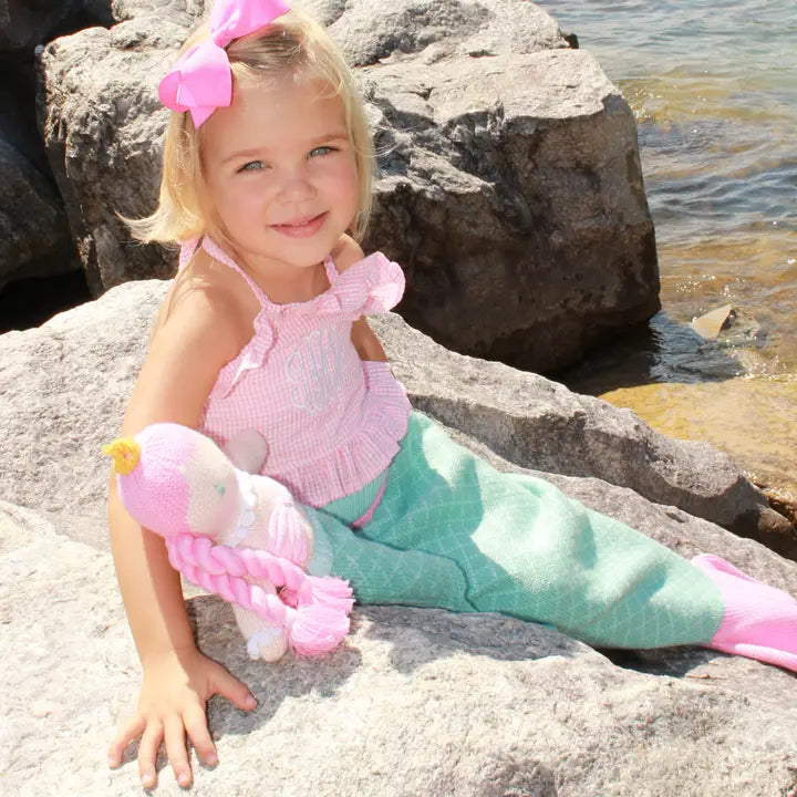 Petit Ami & Zubels Mermaid Knit Blanket