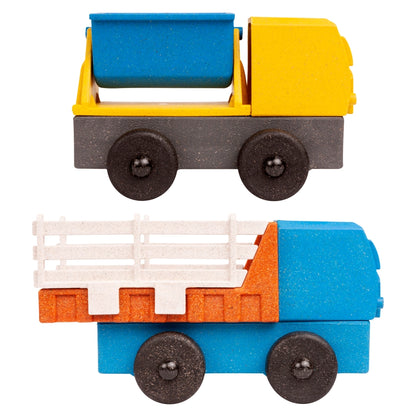 Luke's Toy Factory Tipper and Stake Truck 2 Pack