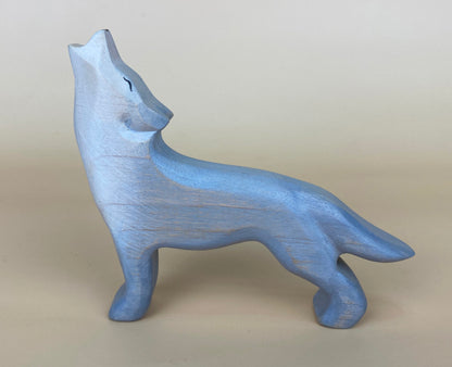 Green Taiga Toys Handmade Wooden Wolf