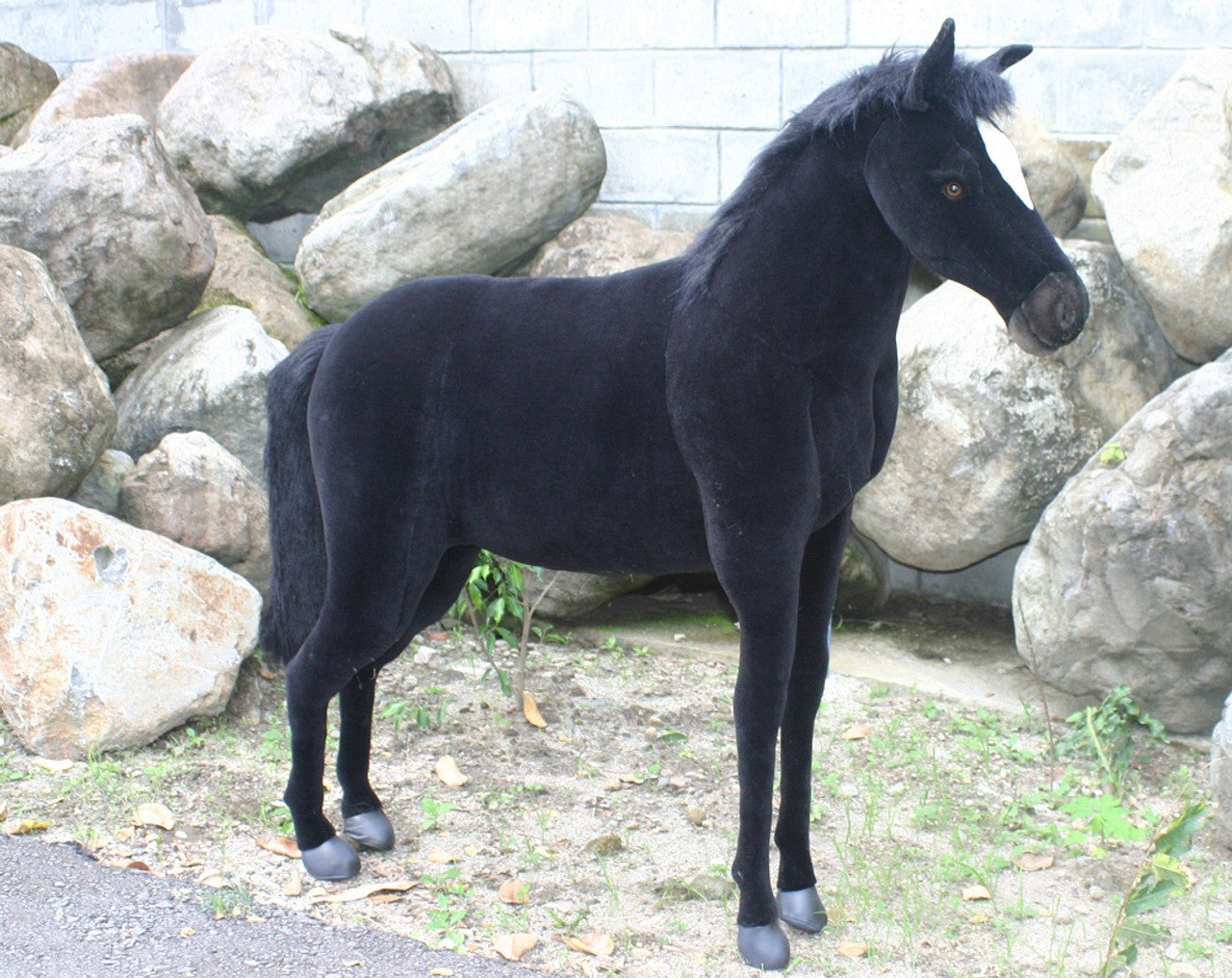 Hansa Creation Black Pony, Life Size 55''