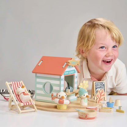 Tender Leaf Toys Sandy's Wooden Beach Hut