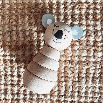 Miva Vacov Wooden Stacking Puzzle Koala - Sydney ✨ Available for Engraving!