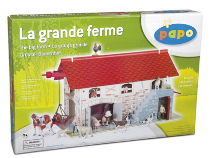 Papo France Hand Painted Realistic The Big Farm Toy