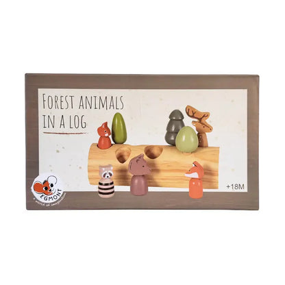 Egmont Toys Forest Animals in A Log