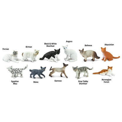 Safari Ltd Domestic Cat Figurines TOOB