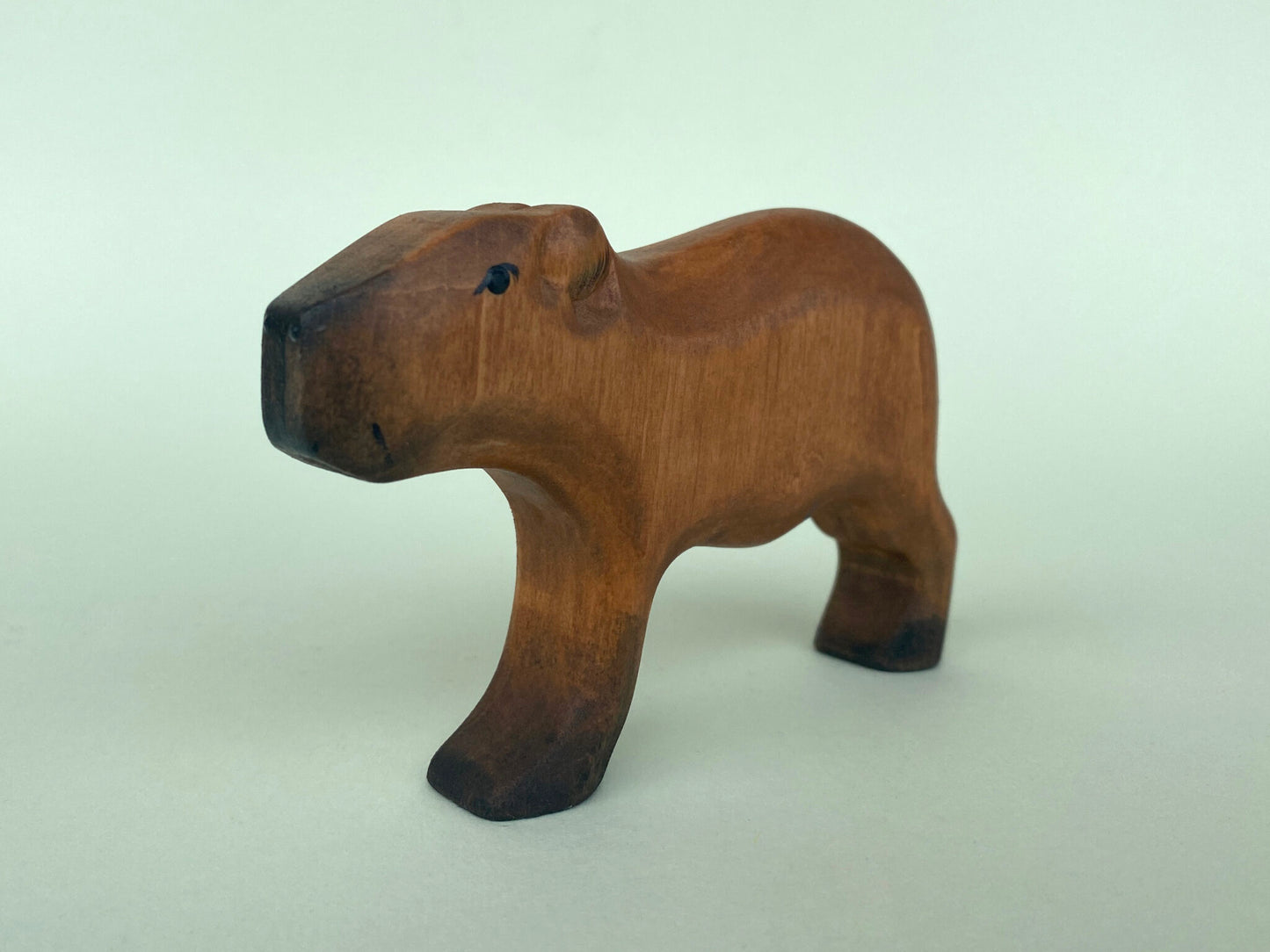 Green Taiga Toys Handmade Wooden Capybara