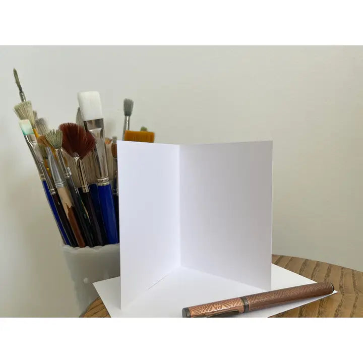 WLDFLWR Studio Bunny Blank Greeting Card