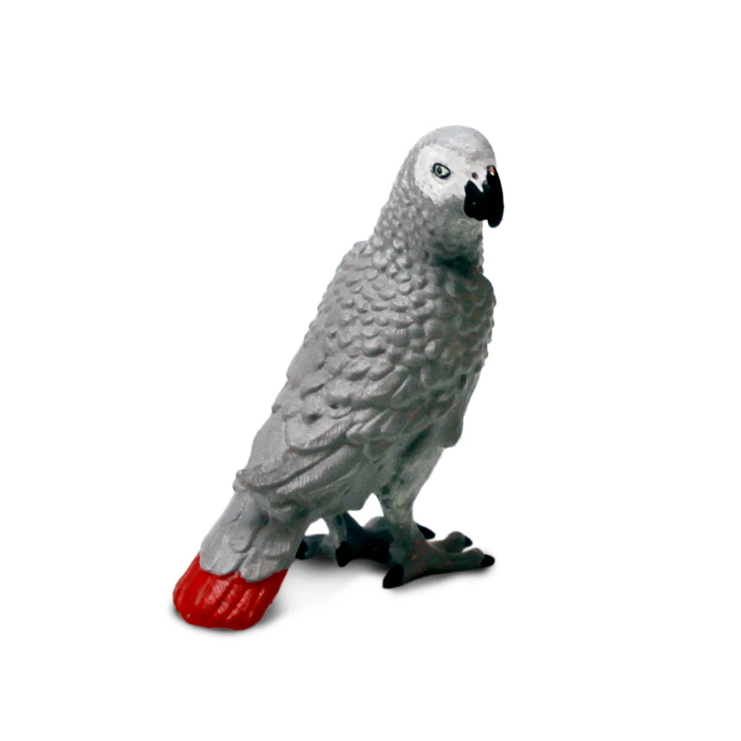 Safari Ltd African Gray Parrot Toy Figure