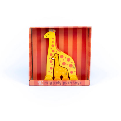 Jack Rabbit Creations Giraffe Big & Little Wooden Roller