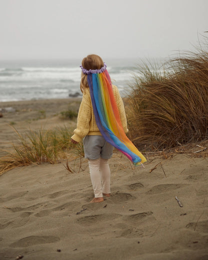 Sarah's Silks Silk Georgette Rainbow Veil