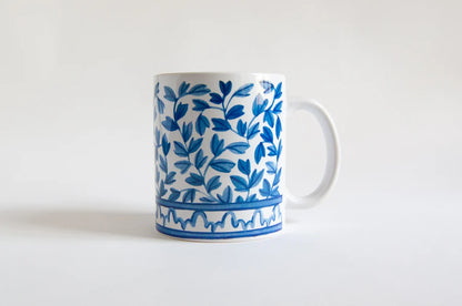 Helmsie Blue and White Mama & Me Cup Set