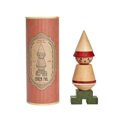 Wooden Story Stacking Toy Stick Fig. No.04