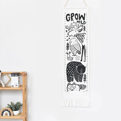 Wee Gallery Canvas Growth Chart - Nordic