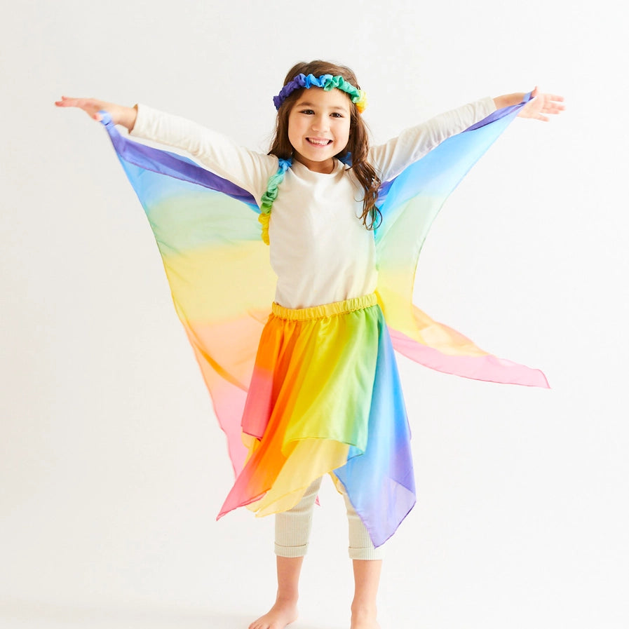 Sarah's Silks Fairy Skirt - 100% Silk Dress-Up For Pretend Play