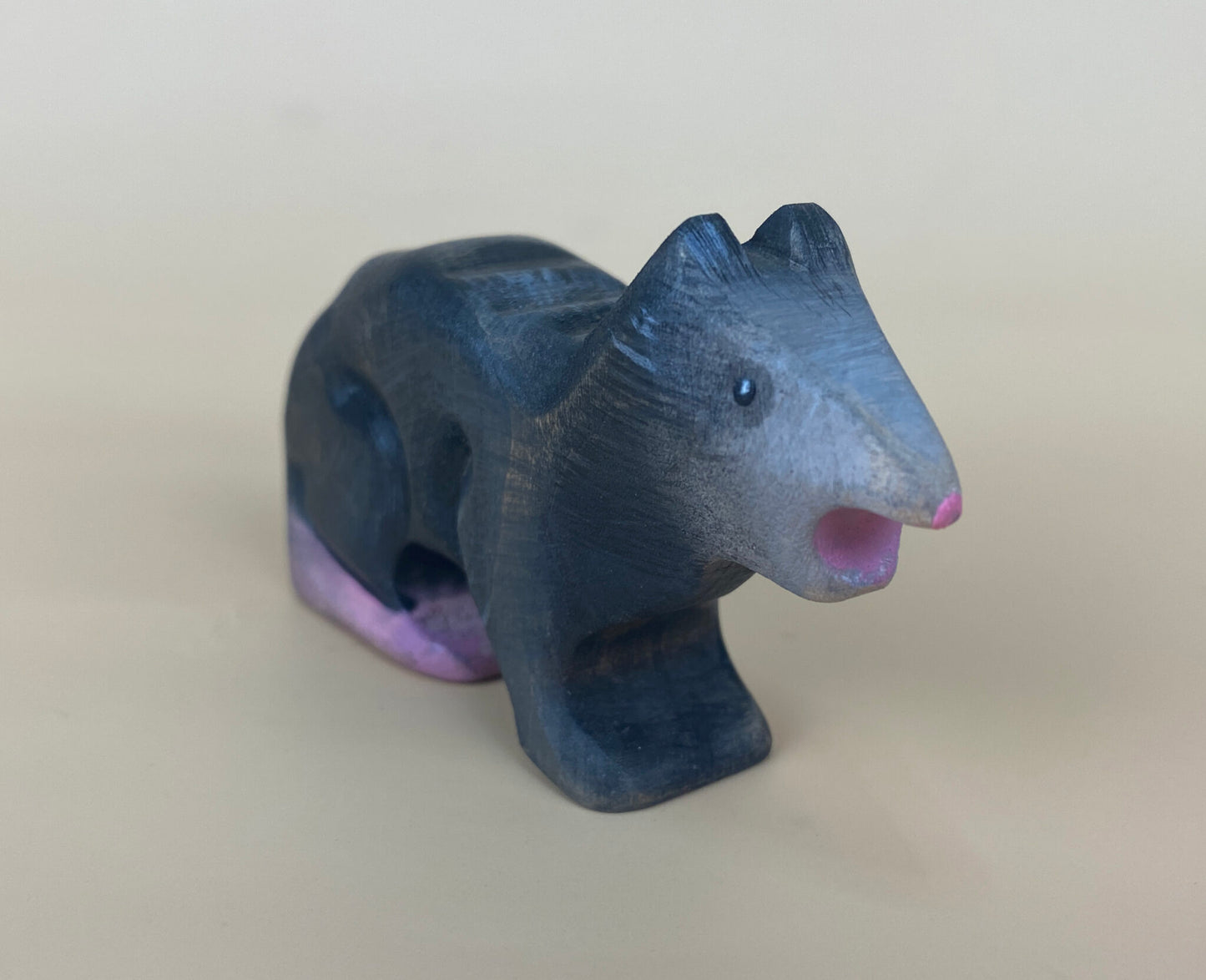 Green Taiga Toys Handmade Wooden Opossum