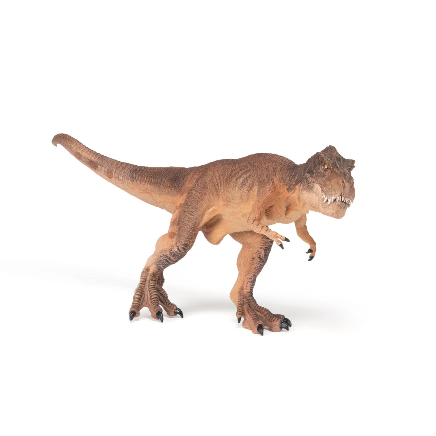 Papo France Hand Painted Realistic Brown Running T-Rex Figurine Toy