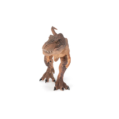 Papo France Hand Painted Realistic Brown Running T-Rex Figurine Toy