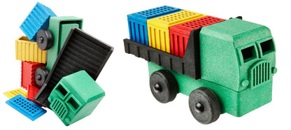 Luke's Toy Factory Cargo and Dump Truck 2 Pack