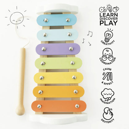 Le Toy Van Rainbow Wooden Xylophone