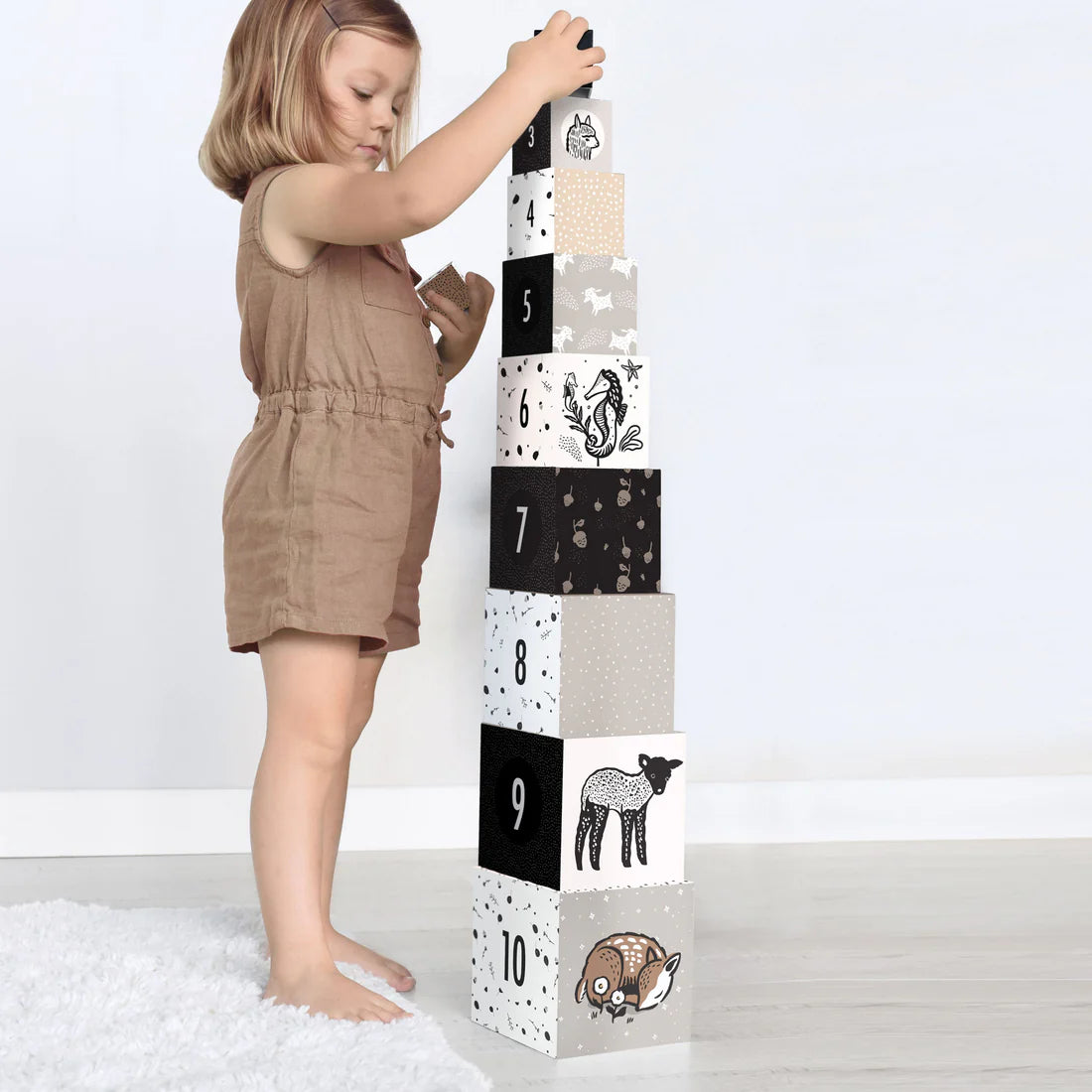 Wee Gallery Nesting Blocks - Baby Animals