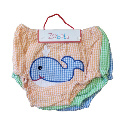 Petit Ami & Zubels 3 Piece Diaper Cover Set - Crab, Octopus & Whale