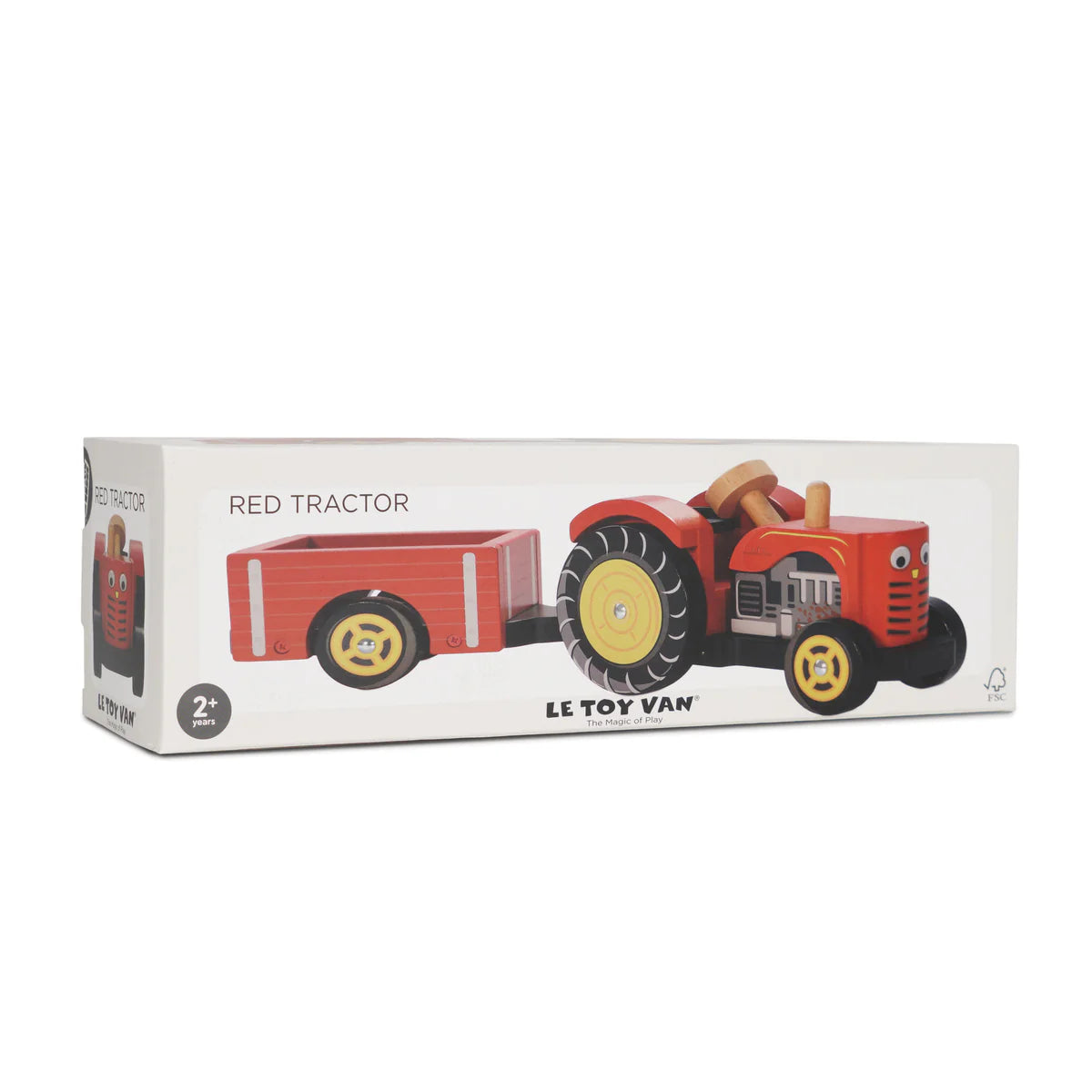 Le Toy Van Farmyard Tractor & Trailer