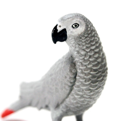 Safari Ltd African Gray Parrot Toy Figure