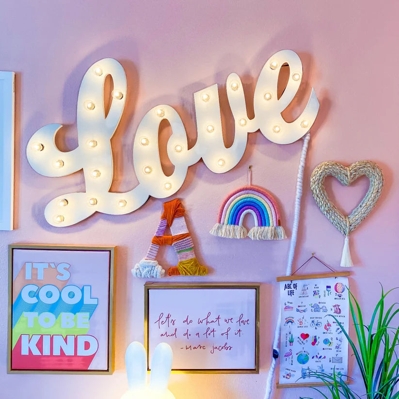 Ali+Oli Macrame Wall Decor Rainbow (Candy)