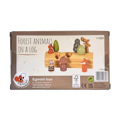 Egmont Toys Forest Animals in A Log