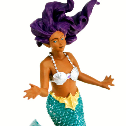 Safari Ltd Purple-Haired Mermaid Toy Figure